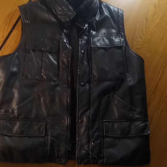 levi biker vest